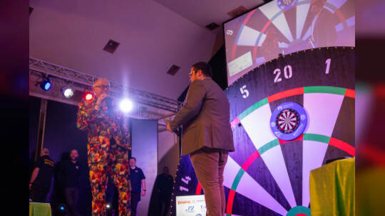 Darts Turnier Kieselbronn Stimmung