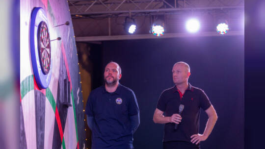 Darts Turnier Kieselbronn Stimmung
