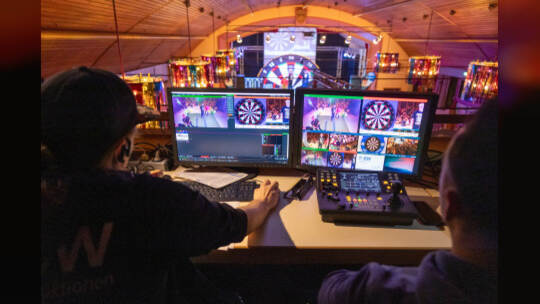 Darts Turnier Kieselbronn Stimmung