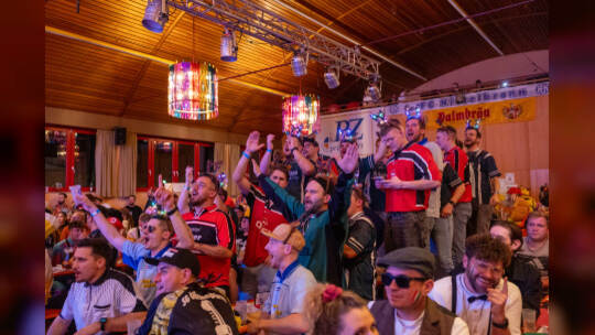 Darts Turnier Kieselbronn Stimmung