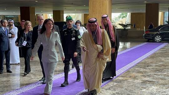 Außenministertreffen in Saudi-Arabien - Baerbock