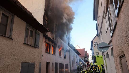 Brand in Riedlingen Brand in Riedlingen