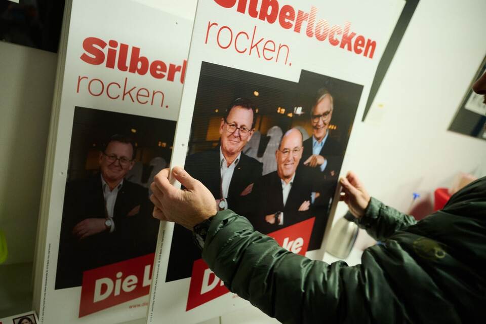 Berlin - Wahlplakate im öffentlichen Raum