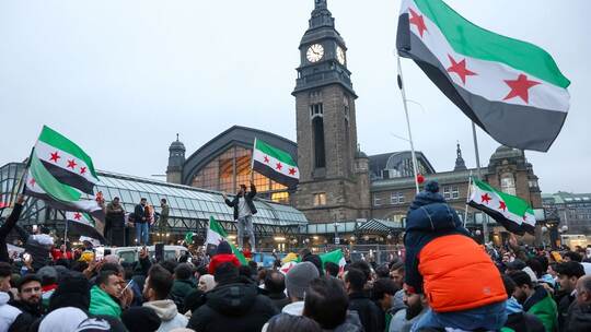 syrische Kundgebung in Hamburg
