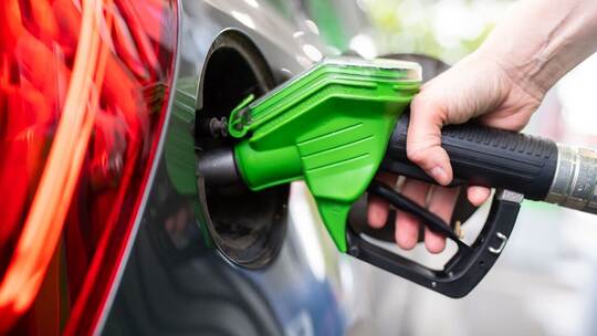 An der Tankstelle