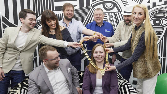 Jahresauftakt der Wirtschaftsjunioren Nordschwarzwald mit feierlicher Übergabe der Kreissprecherkette