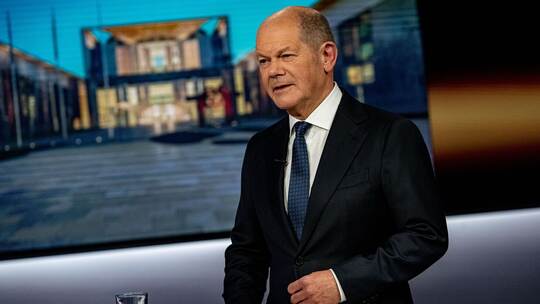 Aufzeichnung RTL Direkt mit Scholz
