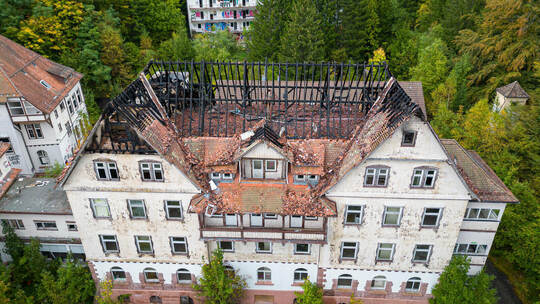Brand Charlottenhöhe