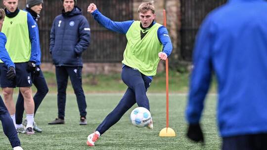 GES/ Fussball/ Training Karlsruher Sport-Club, 17.01.2025