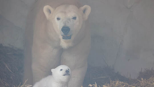 Eisbärnachwuchs im Karlsruher Zoo