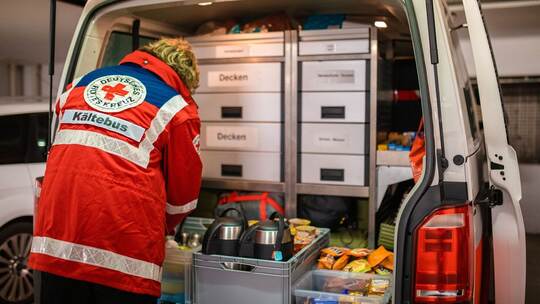 Kältebus in Stuttgart