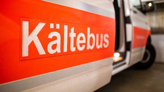 Kältebus in Stuttgart