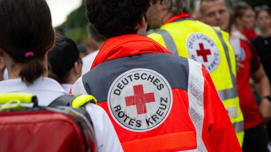 Deutsches Rotes Kreuz auf der Berliner Fanmeile