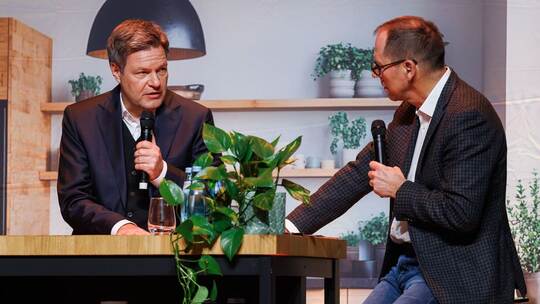 Robert Habeck beim Leserforum der Badischen Zeitung