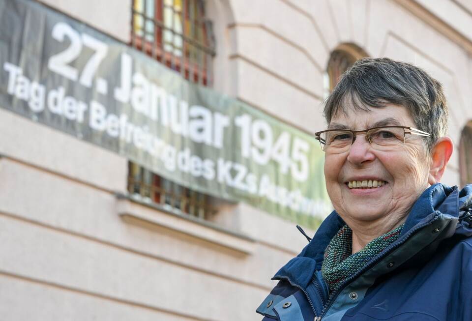 Jutta Kayser von der Aktion Lichterkette Pankow