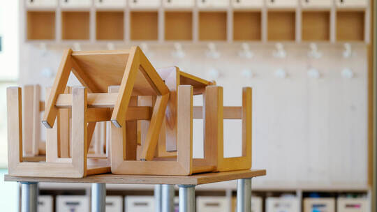 Coronavirus - Leerer Kindergarten