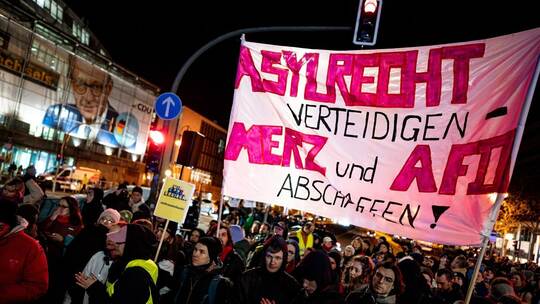 Kundgebung «Brandmauer statt Brandstiftung» Kundgebung «Brandmauer statt Brandstiftung»