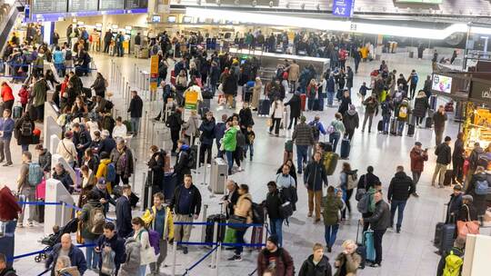 Rhein-Main Flughafen in Frankfurt