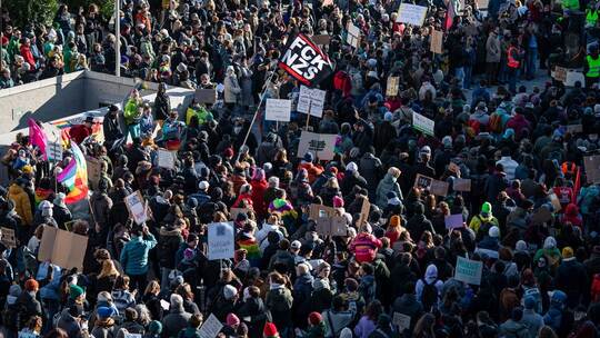 Demonstration zur Migrationspolitik - Karlsruhe Demonstration zur Migrationspolitik - Karlsruhe