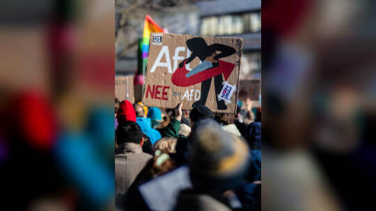 Demonstration zur Migrationspolitik - Karlsruhe