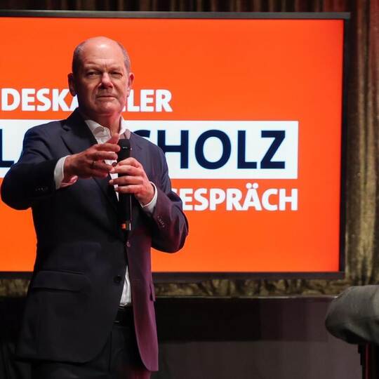 Wahlkampf SPD in Halle