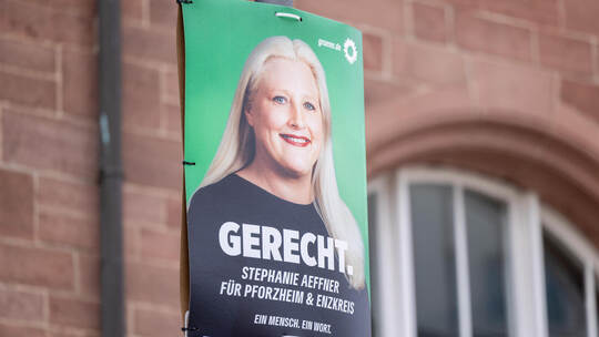 Wahlplakat Stephanie Aeffner