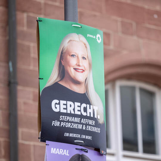Wahlplakat Stephanie Aeffner