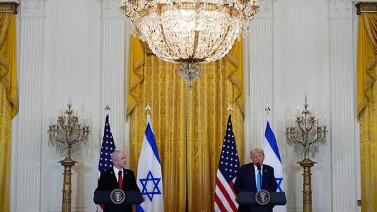 Netanjahu bei Trump in Washington Netanjahu bei Trump in Washington