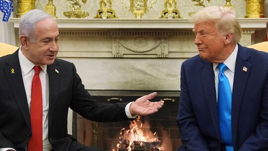 Netanjahu bei Trump in Washington Netanjahu bei Trump in Washington