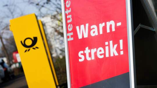 Verdi bestreikt Briefzentren der Post
