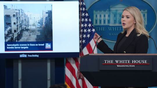 Trump will US-Übernahme von Gaza - PK im Weißen Haus