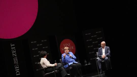 Altkanzlerin Merkel bei „Die Zeit“-Veranstaltung Altkanzlerin Merkel bei „Die Zeit“-Veranstaltung