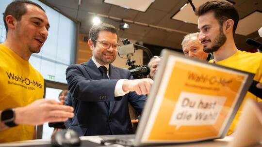 Bundestagswahlkampf - Wahl-O-Mat