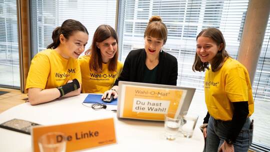 Bundestagswahlkampf - Wahl-O-Mat