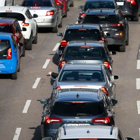 Viel Stau in 2024 auf den Autobahnen