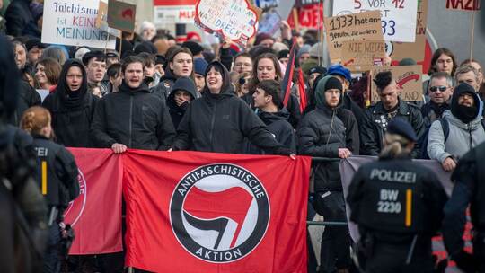 Wahlkampf AfD - Heidenheim - Demonstration Wahlkampf AfD - Heidenheim - Demonstration