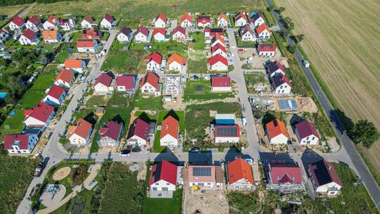 Neue Einfamilienhäuser in Leipzig