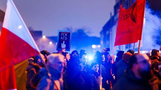 Demonstration gegen AfD-Veranstaltung Demonstration gegen AfD-Veranstaltung