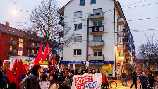 Demonstration gegen AfD-Veranstaltung Demonstration gegen AfD-Veranstaltung