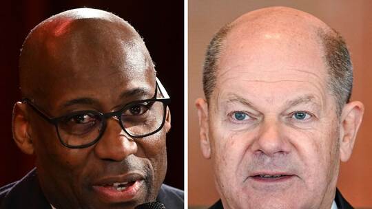 Joe Chialo und Olaf Scholz