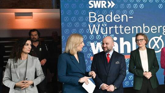 SWR "Wahlarena" mit baden-württembergischen Spitzenkandidaten