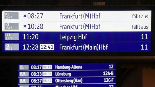 Gravierende Störungen im Bahnverkehr im Norden