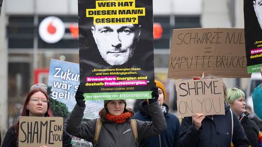 Protest gegen die FDP Protest gegen die FDP