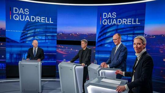 TV-Runde im Bundestagswahlkampf