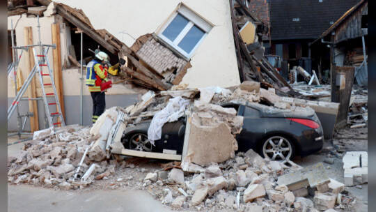 Haus in Baden-Württemberg eingestürzt