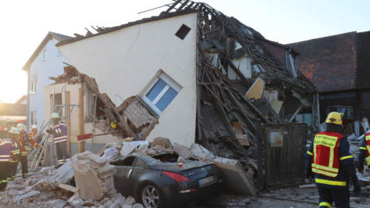 Haus in Baden-Württemberg eingestürzt