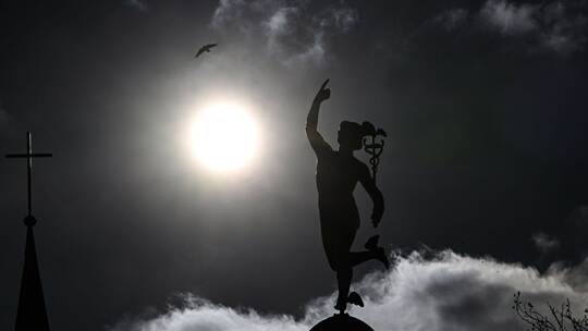 Sonne in Stuttgart Sonne in Stuttgart