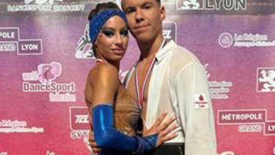 Eveline Ishchenko und Maximilian Bier vom SWC Pforzheim sicherten sich bei der U21-Europameisterschaft Latein den fünften Platz