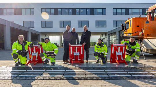 Mobile Fahrzeugsperre Armis One