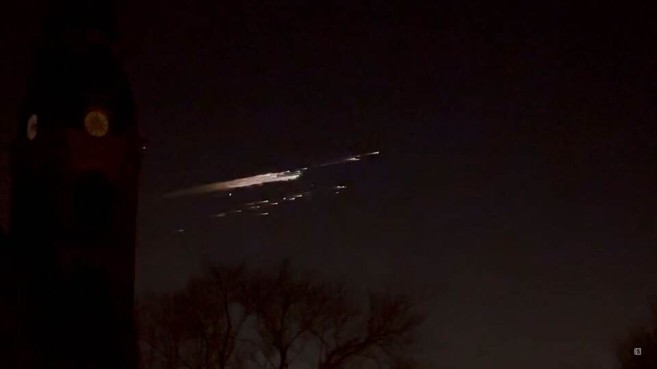 Himmelserscheinung über Deutschland Himmelserscheinung über Deutschland